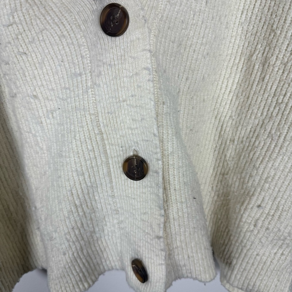 ON 34th Cream Button Up Cardigan Sweater Size XXL - Picture 3 of 9